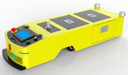 單驅動單向潛伏牽引式AGV（270DX-001）