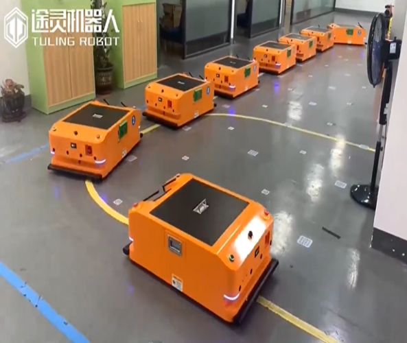 磁條導(dǎo)航單向背負(fù)式AGV