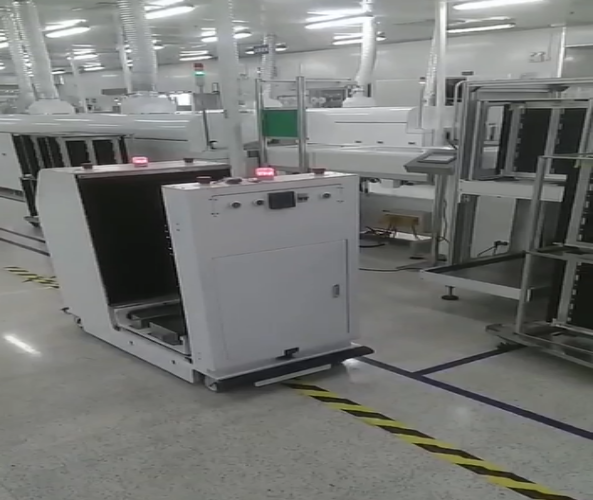 磁條導航移栽式AGV應用