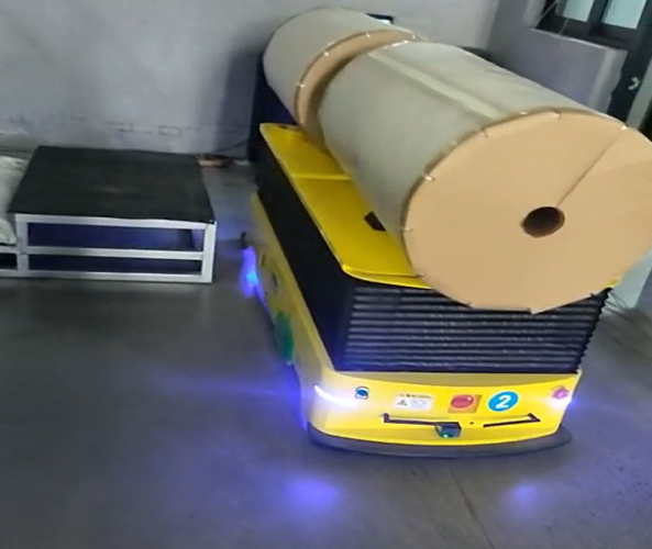 500kg舉升背負式AGV應用