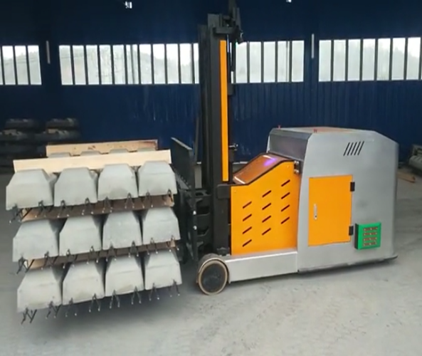 1噸負載激光導航叉車應用